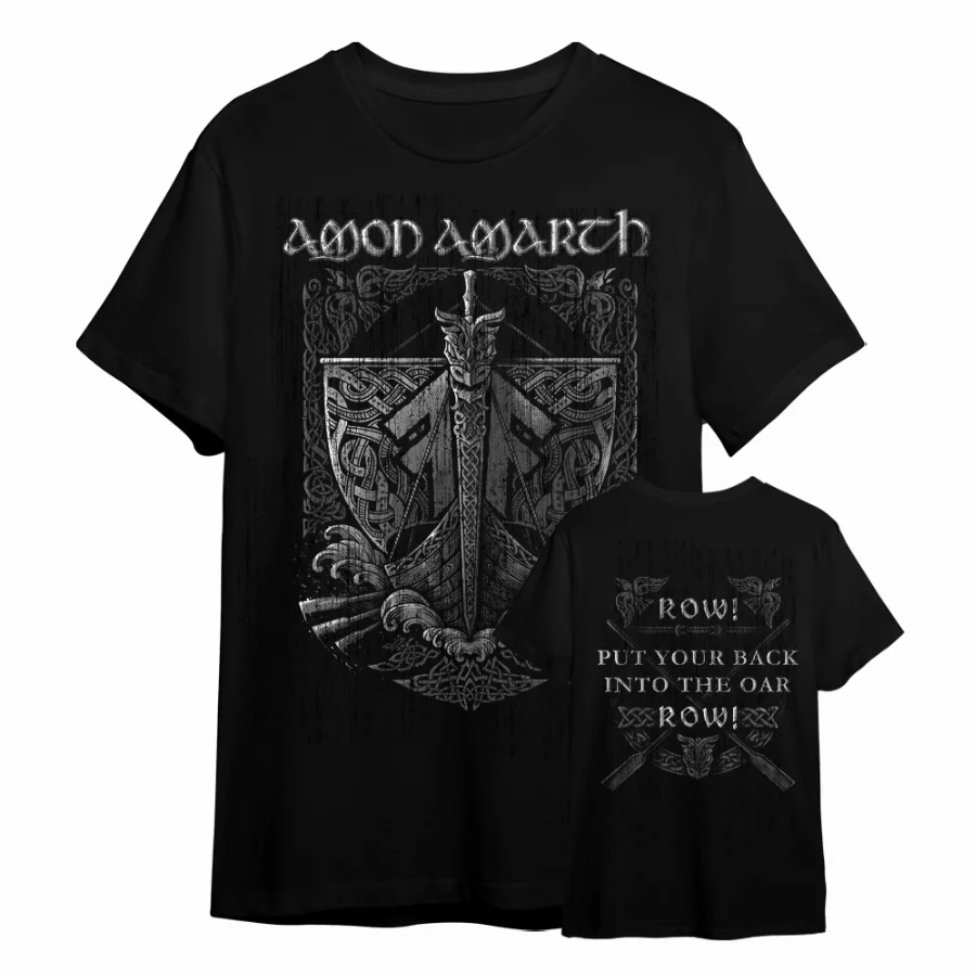 T-Shirt - Put Your Back Into The Oar (Grey Scale)